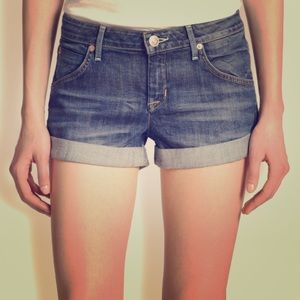 Hudson cuffed jeans shorts